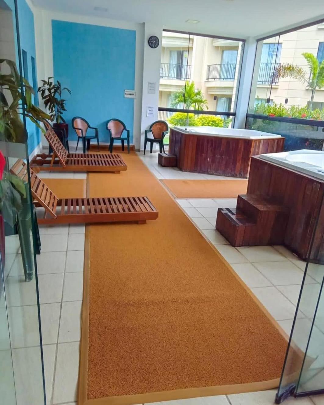 Aldeia Das Aguas Park Resort - Flat B309 Quartier บาร์ราโดปิไร ภายนอก รูปภาพ